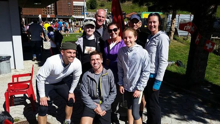 The American invasion! Back row: Jim Malachowski, Doug Mayer. Middle: Alison Malachowski, Brandy Malachowski, Kacy Malachowski. Front: Jim Frey, Nick Pate, Katie Frey.