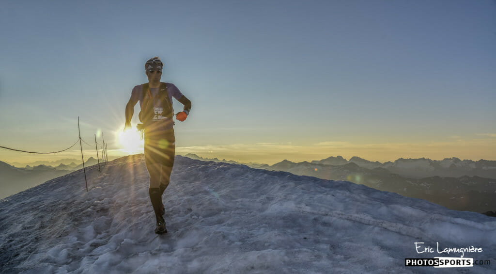 Summit of the Grande Motte. What trail race has a view like this? (Photo courtesy of Ice Trail Tarentaise.)