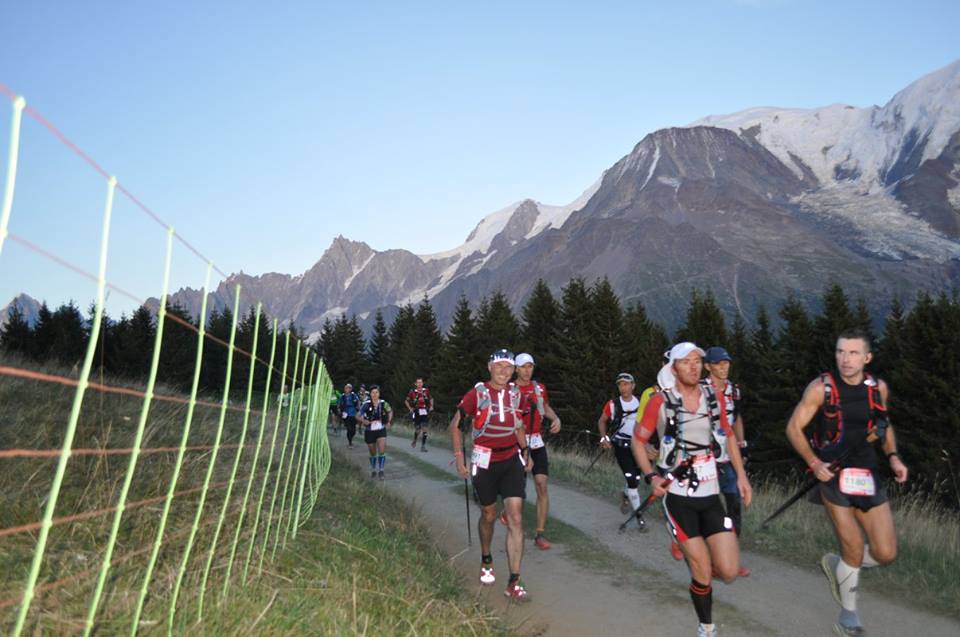 Another year, in progress! Philippe en route during this year's UTMB.