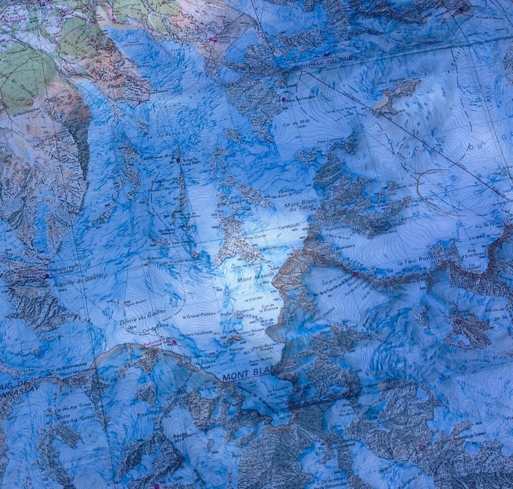 "The maps, when you stand on them, are bog enough to contain a stride or two."