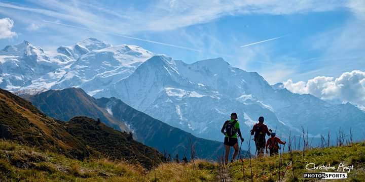Along the course of the Trail des Aiguilles Rouges.