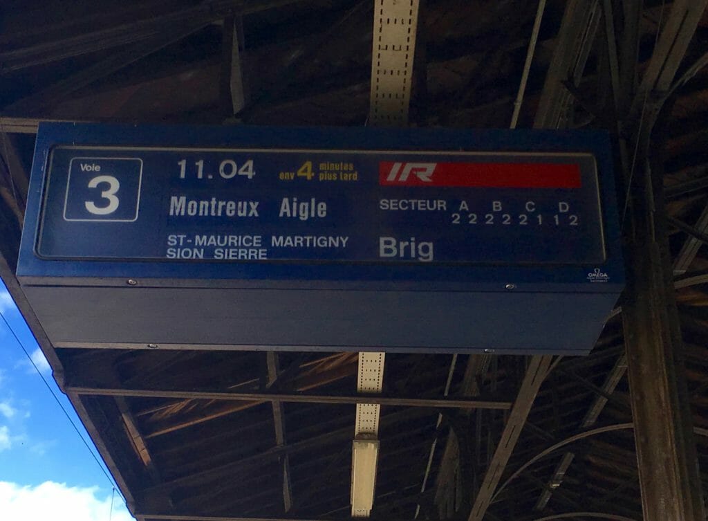 National pride took a small hit on this day that a train was four minutes late.