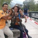 Chamonix’s Robert Etellin: The man in the hat with the bells, cheering every runner