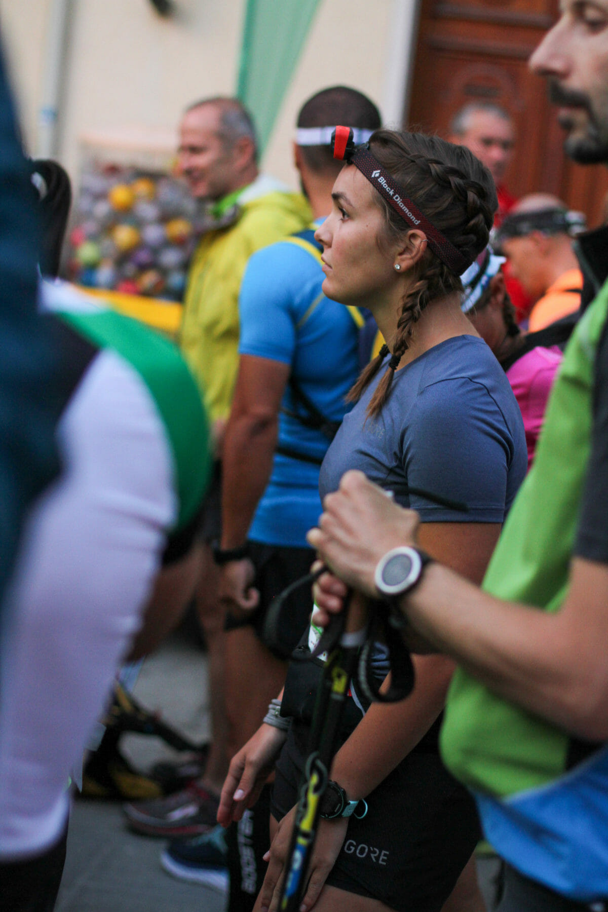 Mike Ambrose at the Helbronner Mid Station during the UYN K2000