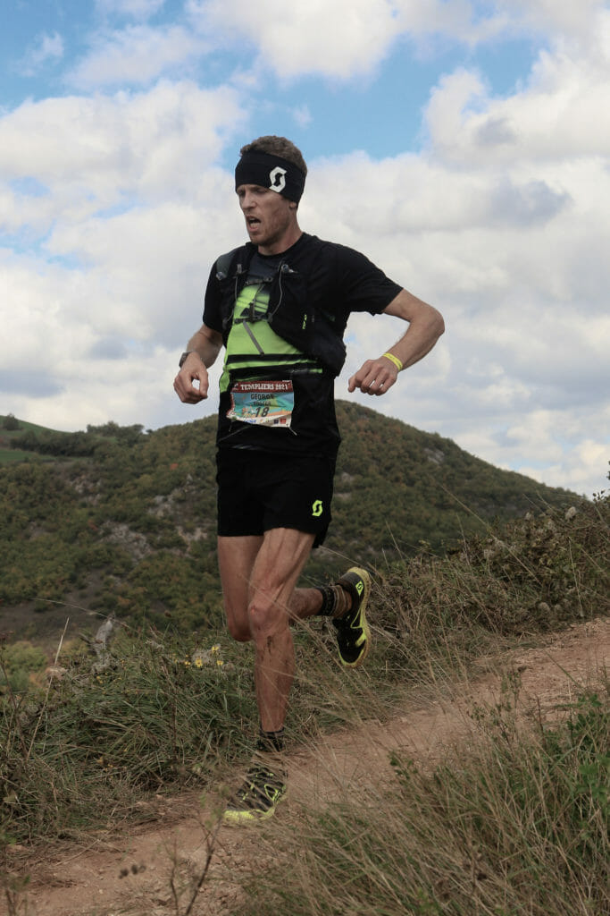 Mountain Runner George Foster running Festival des Templiers
