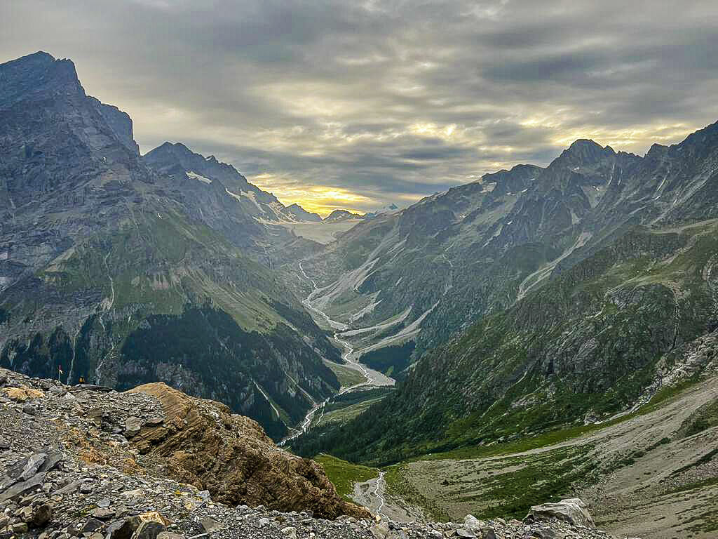 The Kande River snakes through the canyon it has carved over millions of years