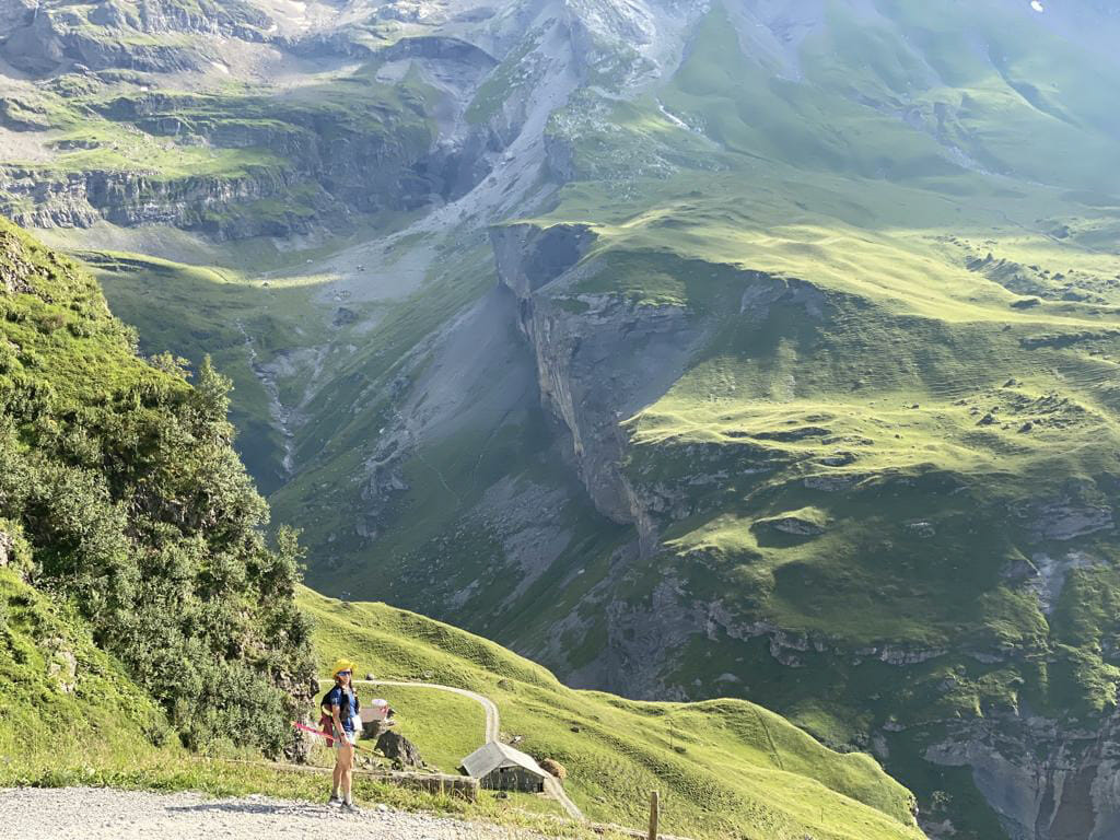 High pastures of the Berner Oberland while on the Eiger Ultra Trail