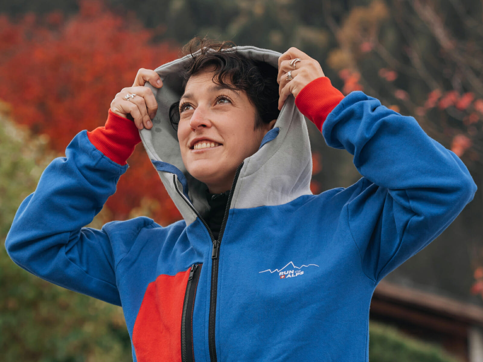 Run the Alps Multicolor Hoodie