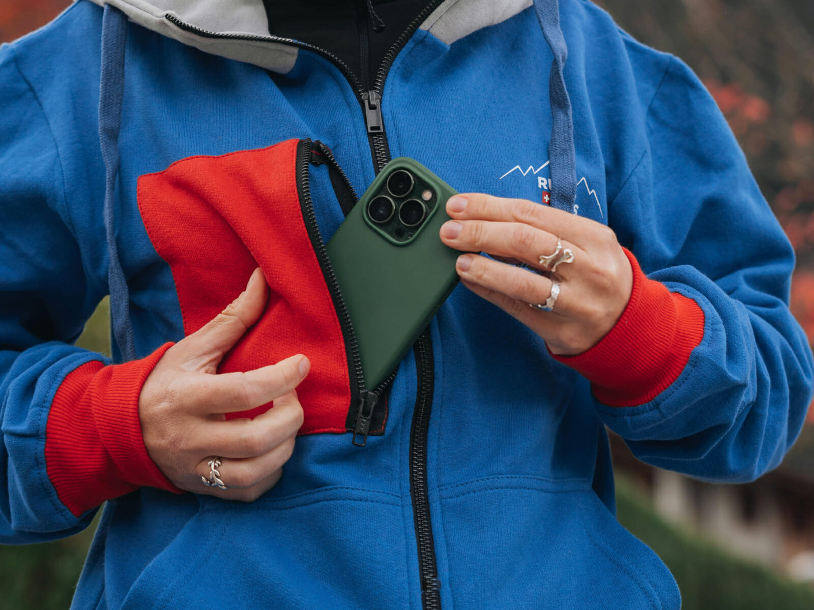 Run the Alps Multicolor Hoodie