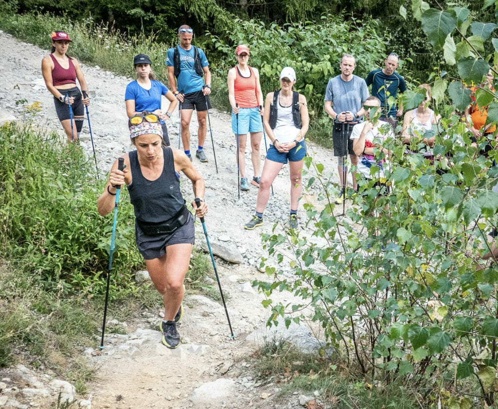 Hillary Gerardi demonstrates good pole technique