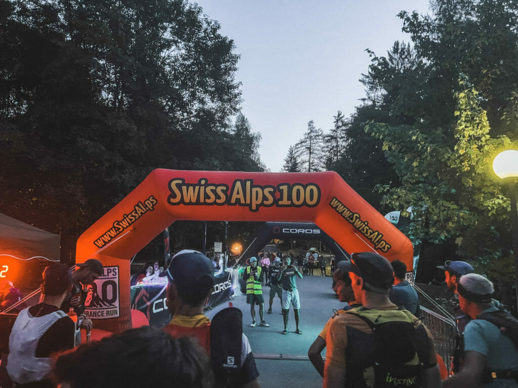 Swiss Alps 100 Start line