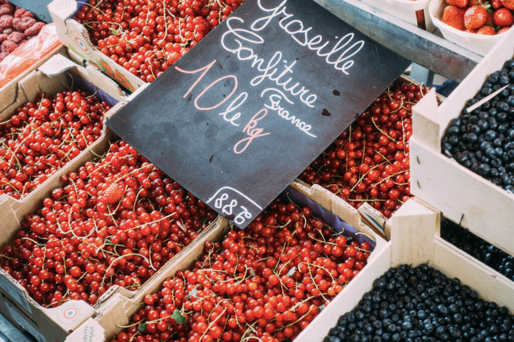Local market treats.