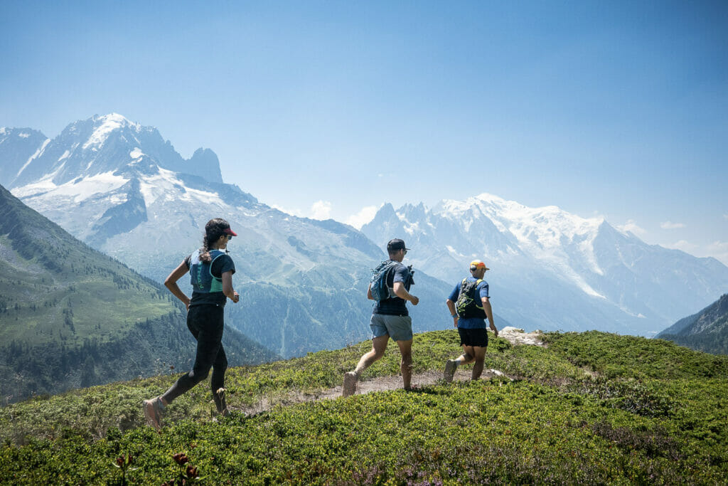 Flowing trails with big views above Chamonix. (Photo: Kim Strom)