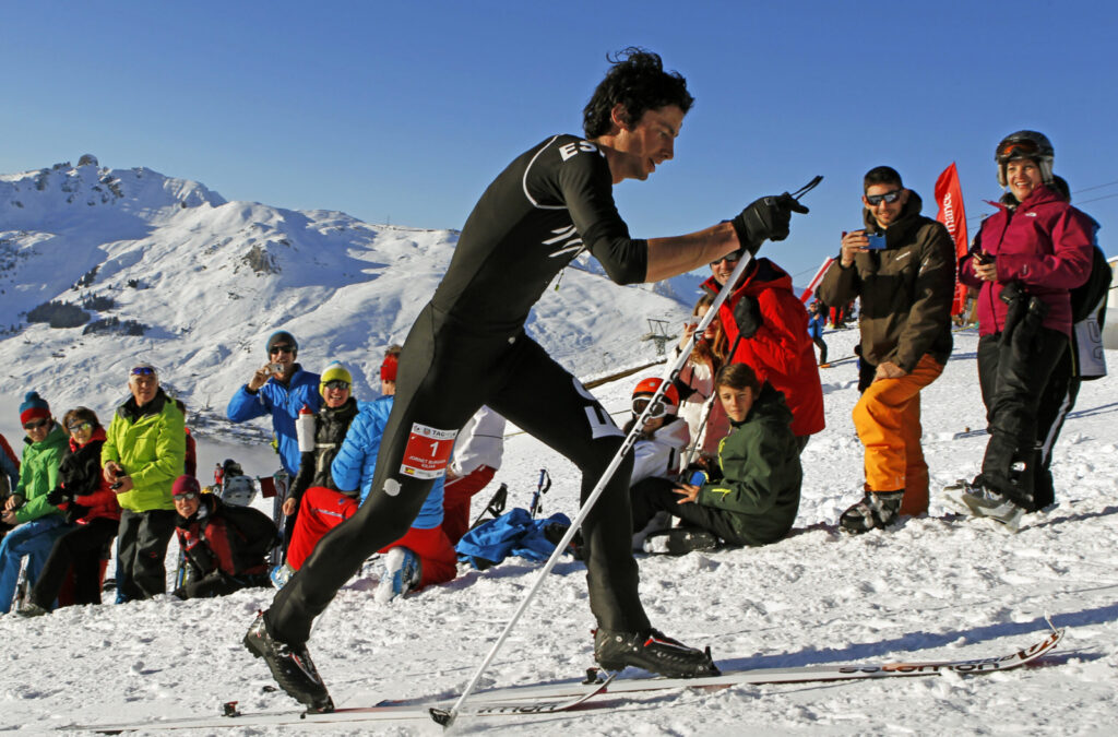Kilian on the way to winning two medals at the 2015 World Cup Championships