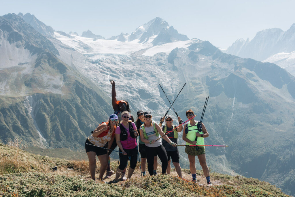 technical trails above Chamonix